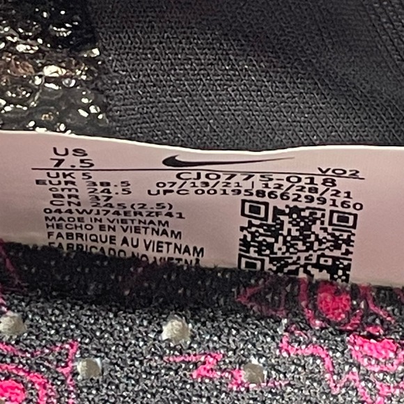 Nike SuperRep Cycle Women’s Indoor Cycling Shoes Black Orange Size 7.5 - Picture 10 of 11